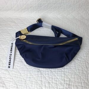 Stoney Clover Lane Classic Fanny Pack Longer Strap Sapphire One Size NWT